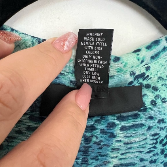 INC International Concepts Sheer Snake Print - Picture 5 of 5